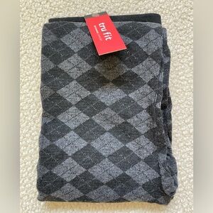 tru|fit | Gray & Black Argyle | Seamless Leggings | High Waisted